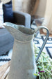 Antique Vintage Zinc Pitcher Flower Vase sold on Madame de la Maison www.madamedelamaison.com