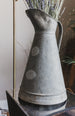 Antique Vintage Large Zinc Pitcher Flower Vase sold on Madame de la Maison www.madamedelamaison.com