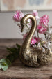 Antique Brass Swan Flower Pot sold on www.madamedelamaison.com