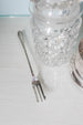 Crystal Jar with Silver-Plated Holder and Fork