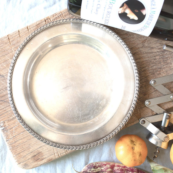 Silver-Plated Wine Coaster