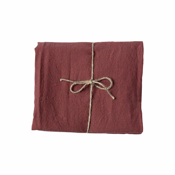 Bordeaux Linen Tablecloth