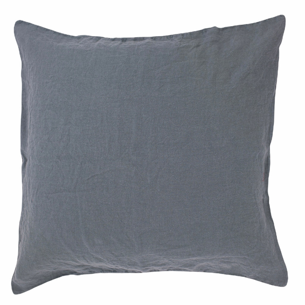 Acier Bleu Linen Pillow