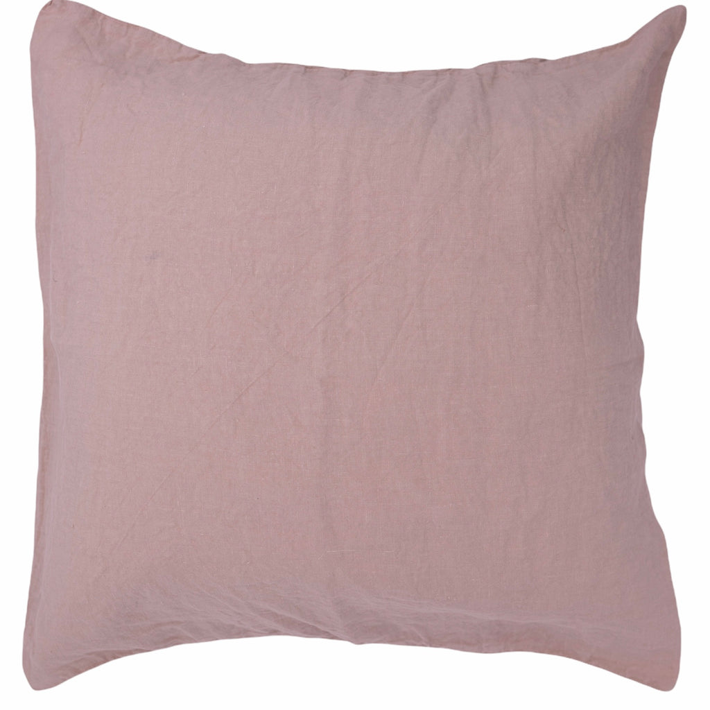 Rose Linen Pillow