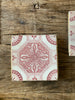 Rose Antique Porcelain Tile Trivets