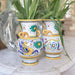 Pair of Hand-Painted Italian Maiolica Vases